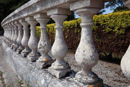 balustrade columnar natural stone balustrade