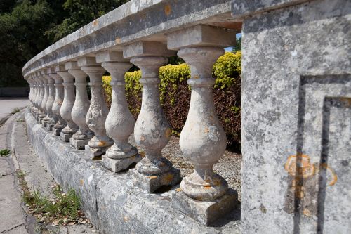 balustrade columnar natural stone balustrade