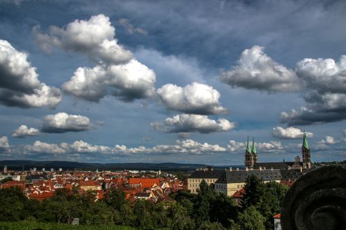 bamberg clouds sky