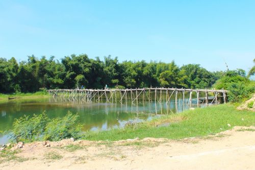 bamboo bridge net long quang ngai