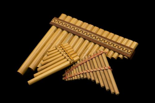 bamboo flute back background flute