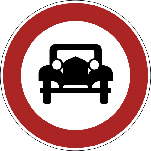 ban banned motor vehicles
