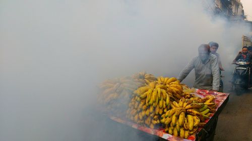 banana smoke fog