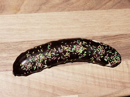 banana chocolate colourful vermicelli