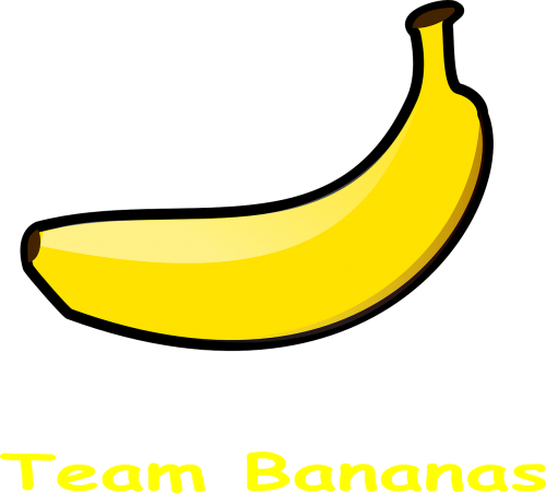 banana team logo fruit