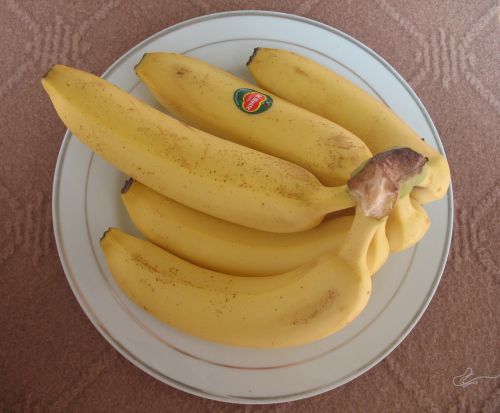 banana fruit plate