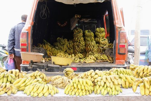 bananas market market stall