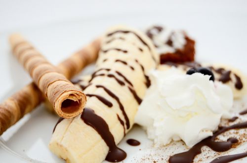 bananas dessert ice cream