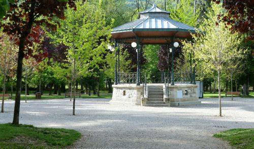 bandstand garden landscape