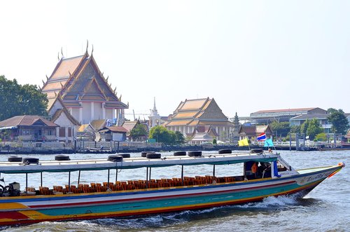 bangkok  thailand  boat