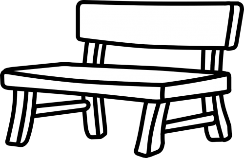 bank bench furniture