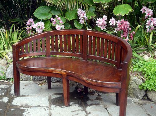 bank garden bench