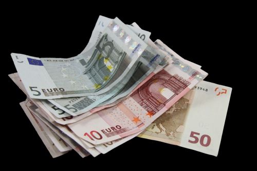 bank note euro bills