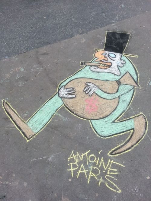 banker graffiti paris