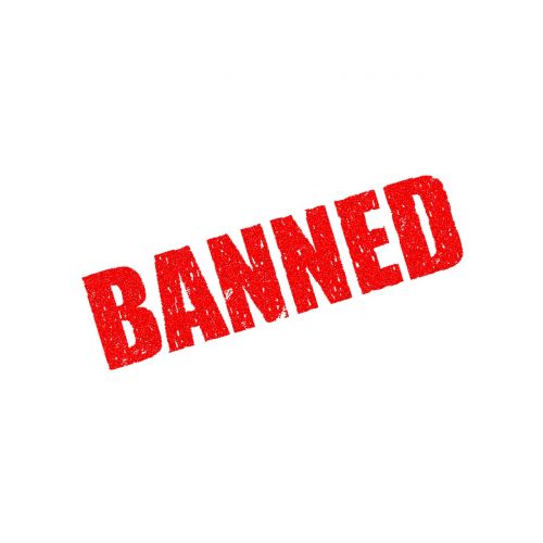 banned forbidden warning