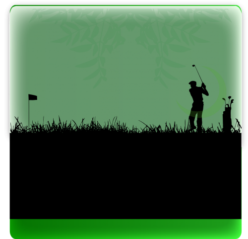 banner golf vector