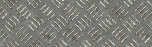 banner header metal grid