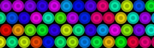 banner header circles