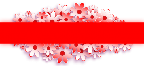 banner flower red