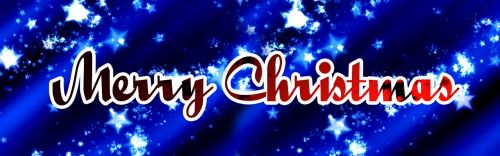 banner header christmas