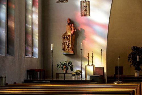 baptism  church  statue