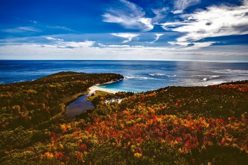 bar harbor maine fall