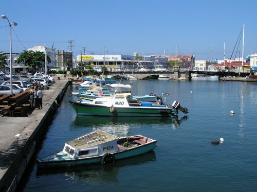 barbados tropical harbor