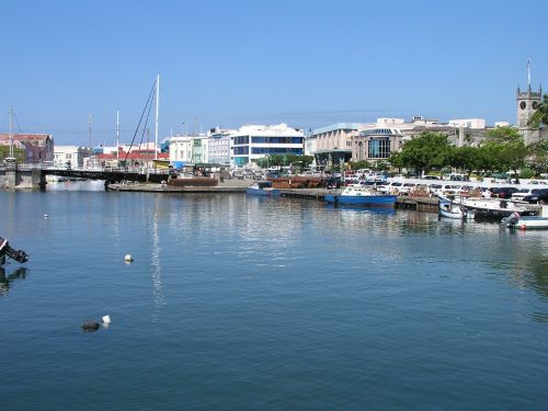 barbados tropical harbor