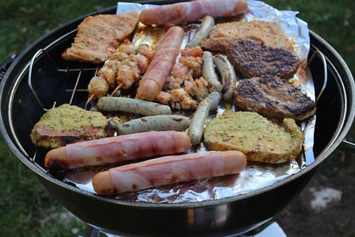 barbecue steaks sausages