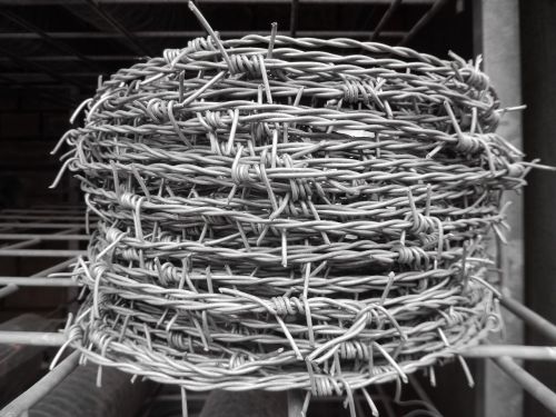 barbed wire roll barbed metal