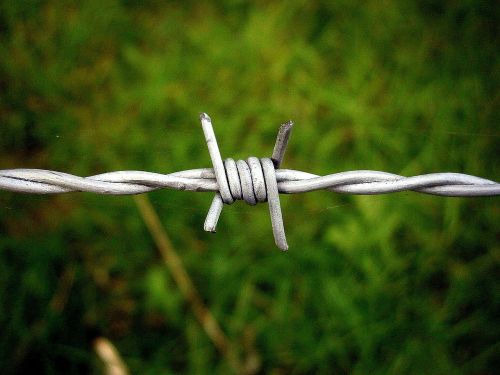 barbed wire security wire