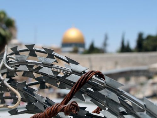 barbed wire jerusalem israel