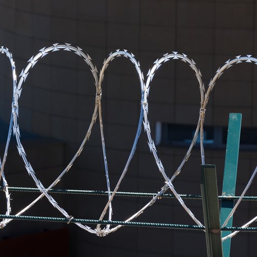 barbed wire  fence  heart