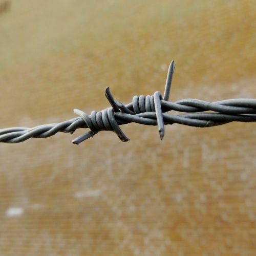 barbed wire barrier wire
