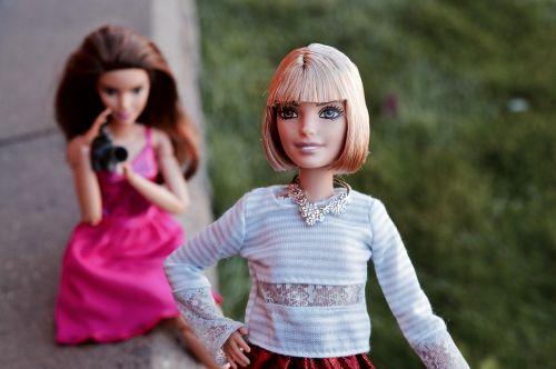 barbie doll posing