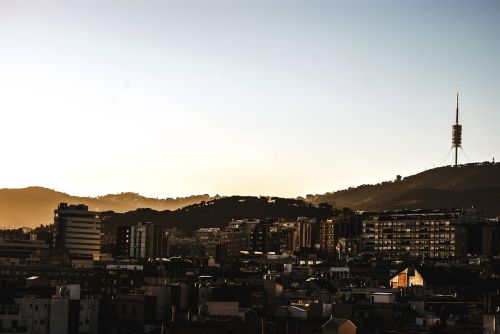 barcelona tower collserola catalonia