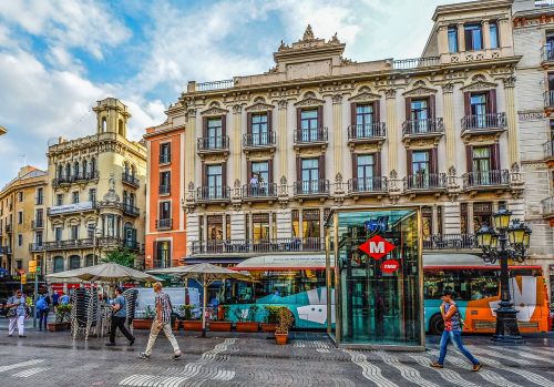 barcelona bus spain