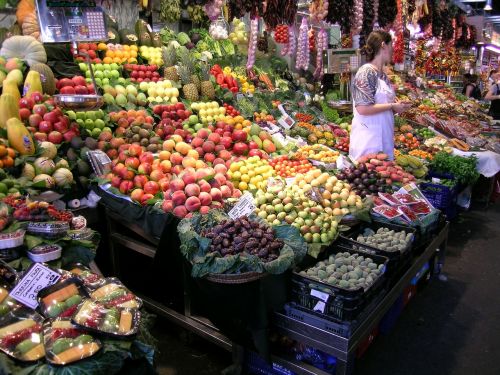 barcelona boqueria fruit