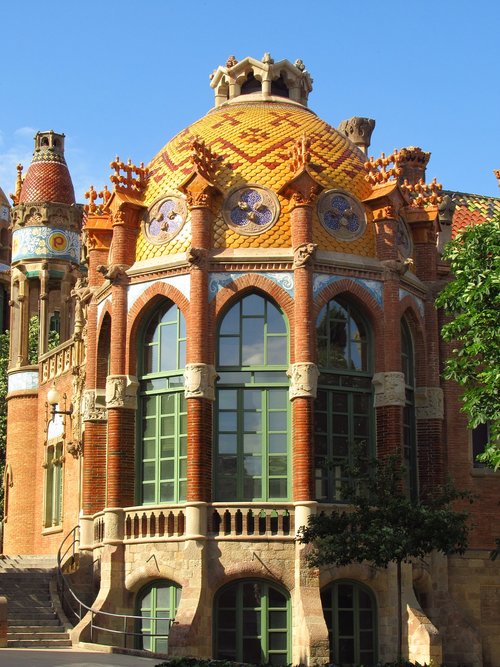 barcelona  sant pau  art nouveau