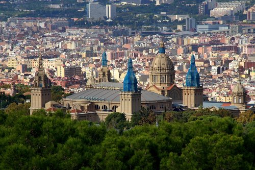 barcelona  panorama  top
