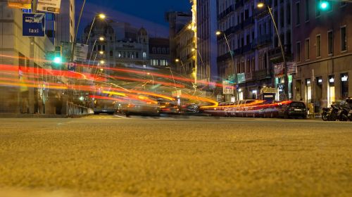 barcelona cars lights