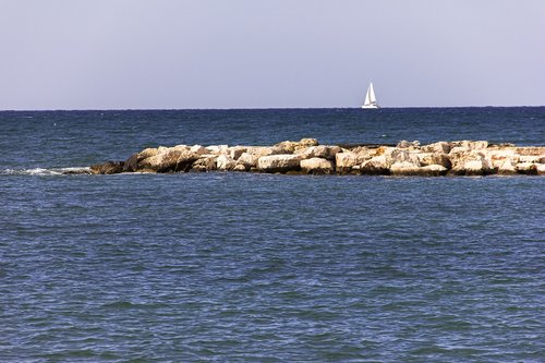 bari  quay  the adriatic sea