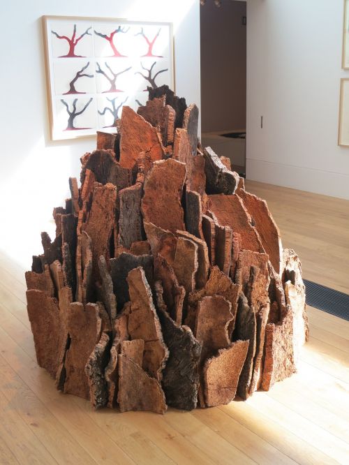 bark wood sculpture