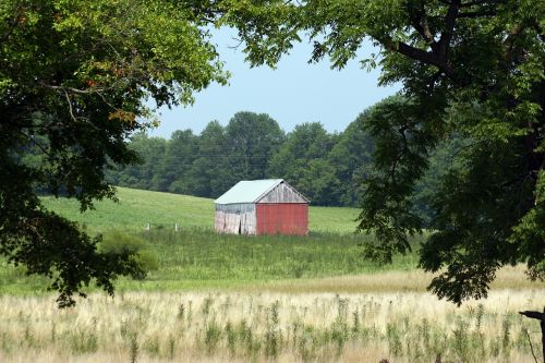 barn landscape farm