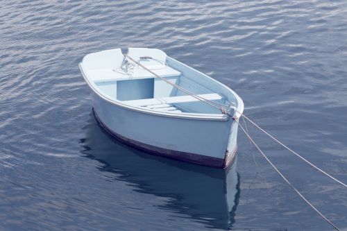 Boat And Reflection On The Water