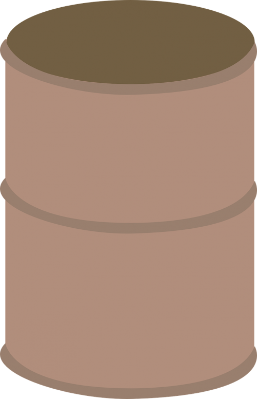 barrel container tin