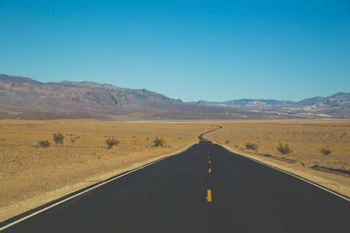 barren desert highway