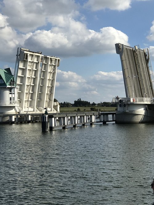 bascule bridge  schlei  transport system
