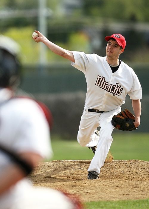 baseball pitcher pitcher's mound