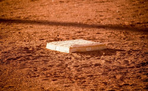 baseball base dirt